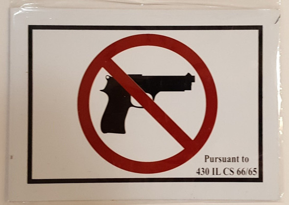 NO Guns SIGNAGE NO Guns SIGNAGE