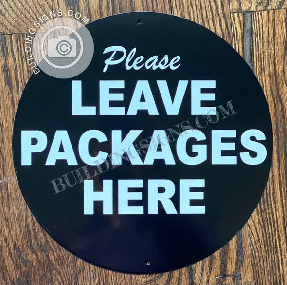 Please Leave Packages HERE SIGNAGE Please Leave Packages HERE SIGNAGE