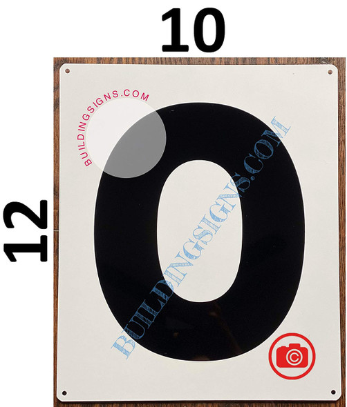 Large Number 0 SIGNAGE -Metal SignParking LOT Number SIGNAGE Large Number 0 SIGNAGE -Metal SignParking LOT Number SIGNAGE