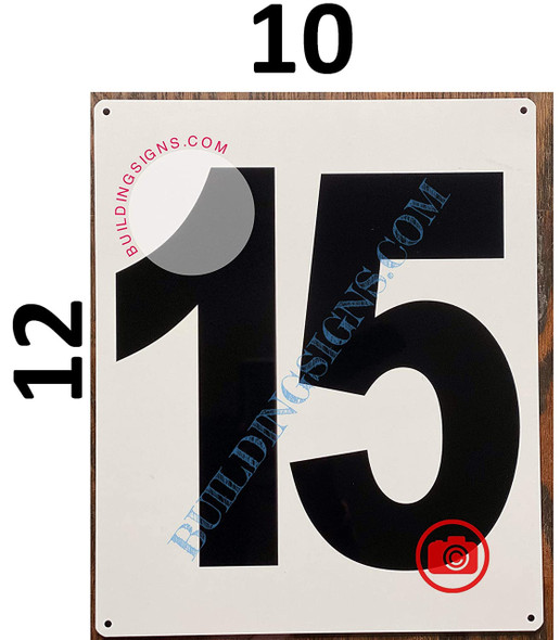 Large Number 15 SIGNAGE -Metal SignParking LOT Number SIGNAGE Large Number 15 SIGNAGE -Metal SignParking LOT Number SIGNAGE