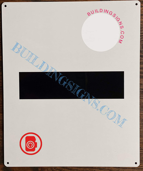 Large Dash" -" Metal SignParking LOT SIGNAGE Large Dash" -" Metal SignParking LOT SIGNAGE