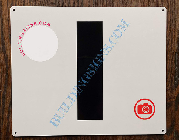 Large Letter I -Metal SignParking LOT Sign Large Letter I -Metal SignParking LOT Sign