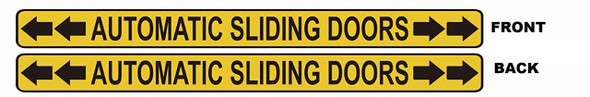 Automatic Sliding Doors Sticker Signage Automatic Sliding Doors Sticker Signage