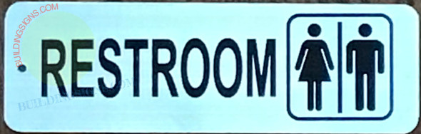 RESTROOM  KEYCHAIN DOUBLE SIGNAGE RESTROOM  KEYCHAIN DOUBLE SIGNAGE