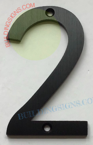 House number 2 sign House number 2 sign