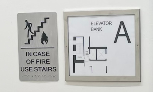 Evacuation plane frame (Inside dimentions 8.5X11)