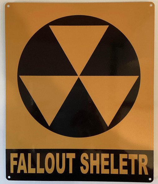 FALLOUT SHELTER SIGN