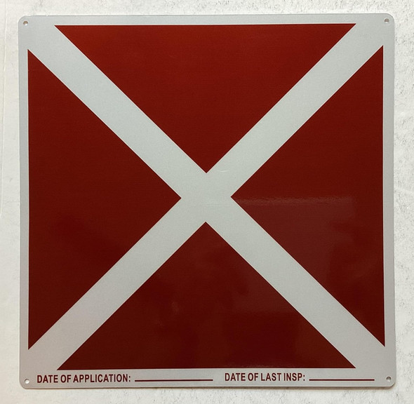 NYC UNSAFE VACANT BUILDING SIGN