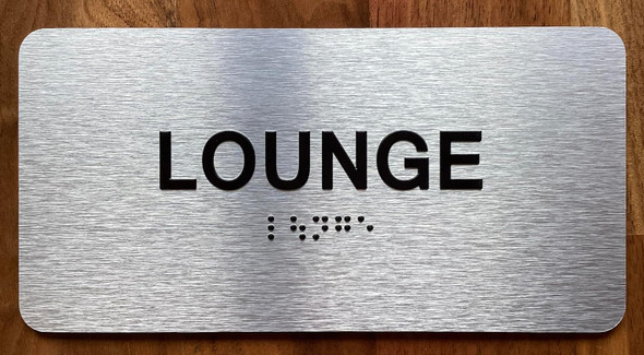 NYC LOUNGE SIGN WITH RAISED LETTERS