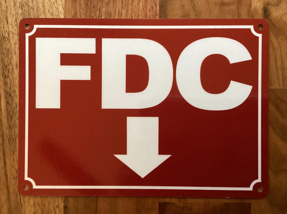 NYC FDC ARROW DOWN SIGN