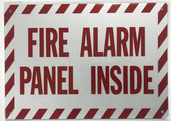 FIRE Alarm Panel Inside  -  Sign FIRE Alarm Panel Inside  -  Sign