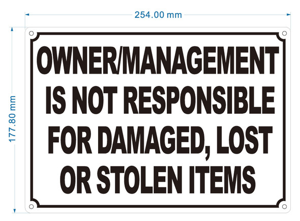 owner-management-is-not-responsible-for-damaged-lost-or-stolen-items-7x10-durable-aluminum-label.jpg