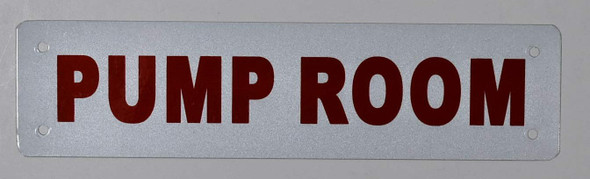 Pump Room Sign Pump Room Sign