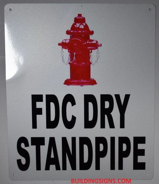 FDC Dry Standpipe Sign FDC Dry Standpipe Sign