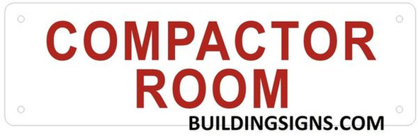 Compactor Room  Sign Compactor Room  Sign