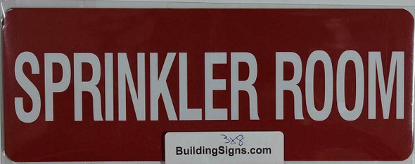 Sprinkler Room Sign Sprinkler Room Sign