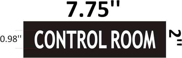 Control Room - Black Sign