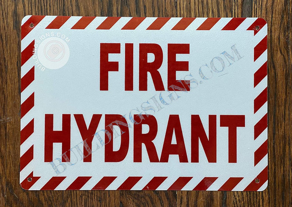 FIRE Hydrant Sign FIRE Hydrant Sign