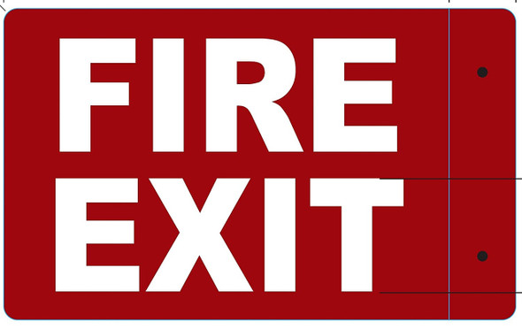 FIRE EXIT Projection- FIRE EXIT 3D Sign
