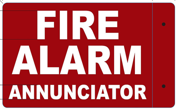FIRE Alarm Annunciator Projection- FIRE Alarm Annunciator 3D Sign