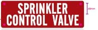 Sprinkler Control Valve Sign