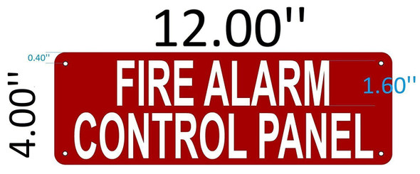 FIRE ALARM CONTROL PANEL Sign