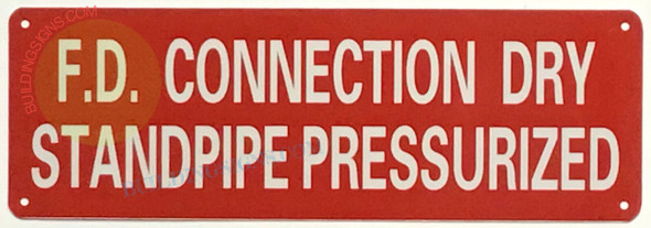 FD CONNECTION DRY STANDPIPE PRESSURIZED