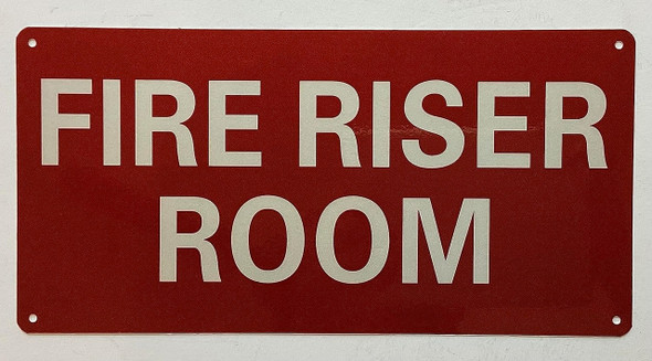 Fire Riser Room, Fire Safety Sign
