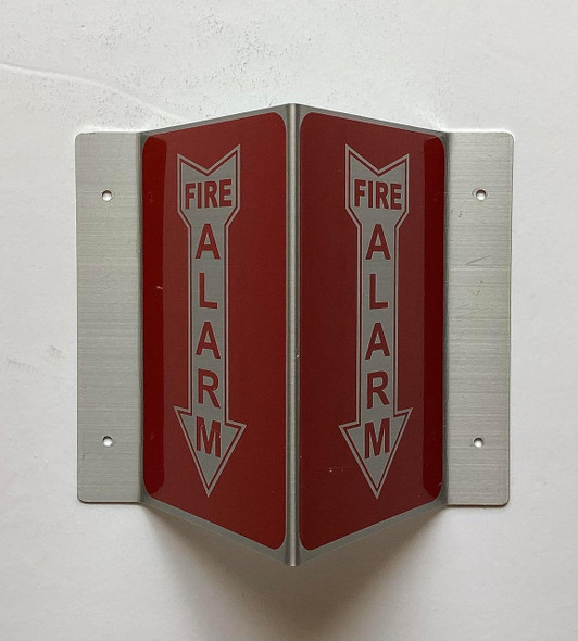 Corridor FIRE ALARM ARROW DOWN-FIRE ALARM ARROW DOWN Hallway Sign Corridor FIRE ALARM ARROW DOWN-FIRE ALARM ARROW DOWN Hallway Sign