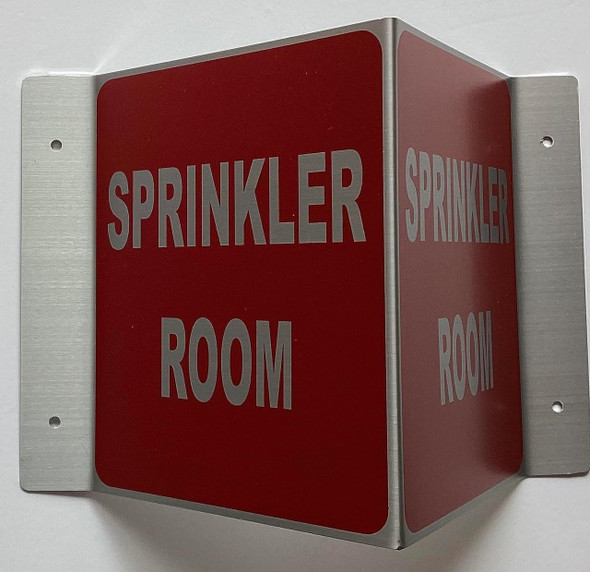 Corridor Sprinkler room-Sprinkler room Hallway Sign