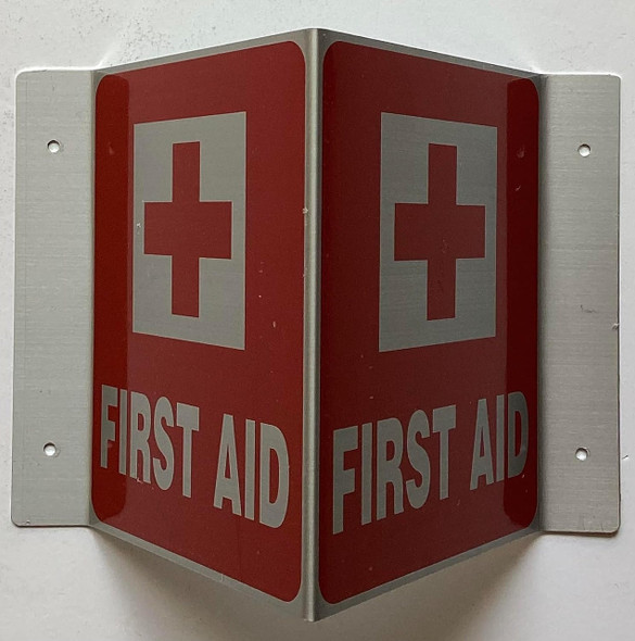 Corridor First aid-First aid Hallway Sign Corridor First aid-First aid Hallway Sign