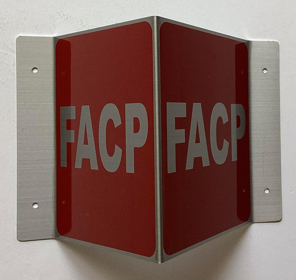 Corridor Fire alarm control panel-FACP Hallway Sign Corridor Fire alarm control panel-FACP Hallway Sign