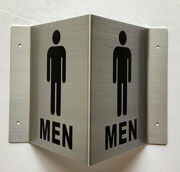 Corridor Men restroom-Men restroom Hallway Sign Corridor Men restroom-Men restroom Hallway Sign