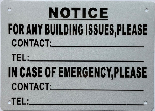 NOTICE FOR ANY BUILDING ISSUES IN CASE OF EMERGENCY PLEASE CALL NOTICE FOR ANY BUILDING ISSUES IN CASE OF EMERGENCY PLEASE CALL