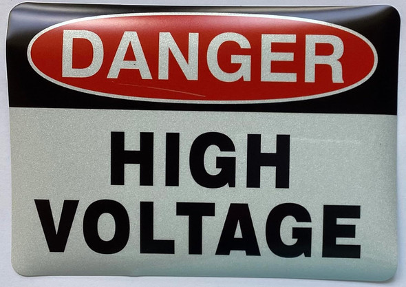 DANGER HIGH VOLTAGE Decal/STICKER Sign DANGER HIGH VOLTAGE Decal/STICKER Sign