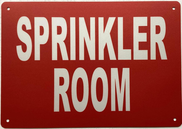 SPRINKLER ROOM Sign