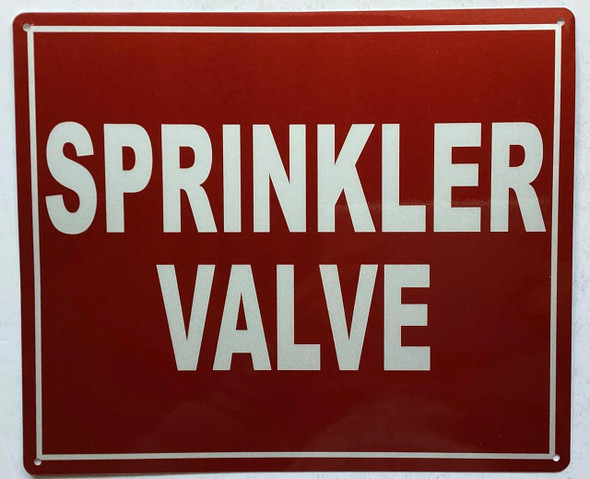 SPRINKLER VALVE Sign SPRINKLER VALVE Sign