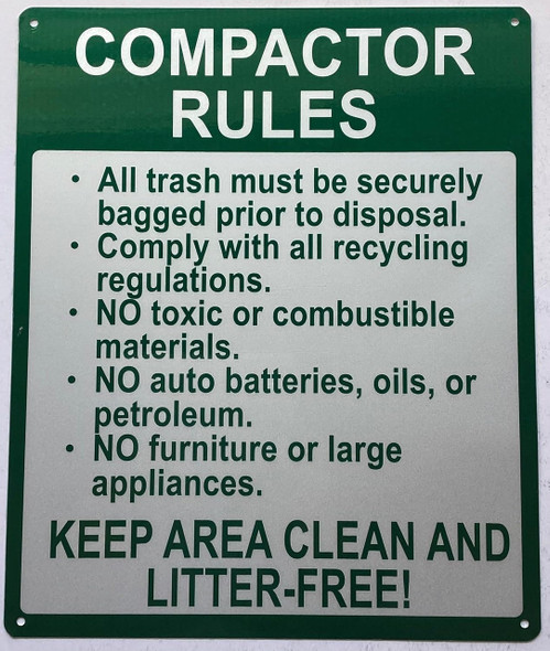 COMPACTOR RULES COMPACTOR RULES