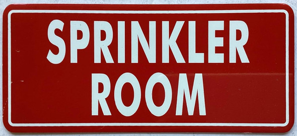 SPRINKLER ROOM Sign