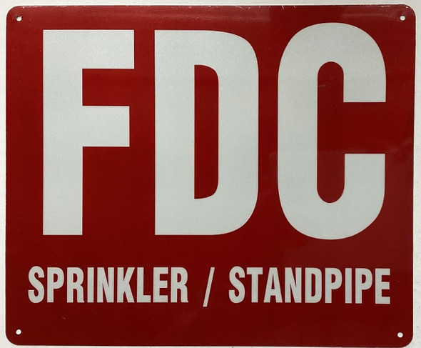 FDC sprinkler standpipe Sign FDC sprinkler standpipe Sign
