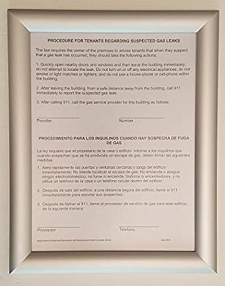 gas leak notice violation gas leak notice violation