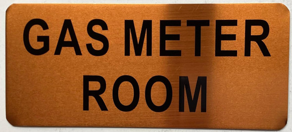 GAS METER ROOM Sign GAS METER ROOM Sign