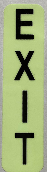 Glow-In-the-Dark EXIT JAMB/DOOR FRAME EXIT