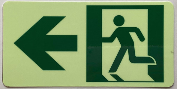 Glow-In-the-Dark Aluminium Sign