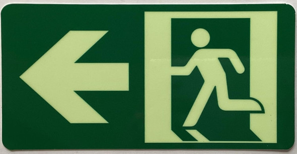 Glow-In-the-Dark sticker/sign Sign Glow-In-the-Dark sticker/sign Sign