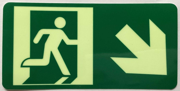 Glow-In-the-Dark sticker/sign Glow-In-the-Dark sticker/sign