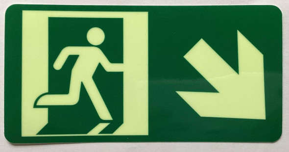 Glow-In-the-Dark sticker/sign Sign Glow-In-the-Dark sticker/sign Sign