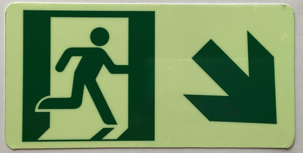 Glow-In-the-Dark sticker/sign Sign Glow-In-the-Dark sticker/sign Sign