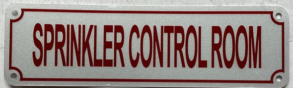 SPRINKLER CONTROL ROOM Sign SPRINKLER CONTROL ROOM Sign