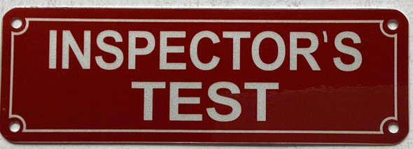 INSPECTORS TEST INSPECTORS TEST